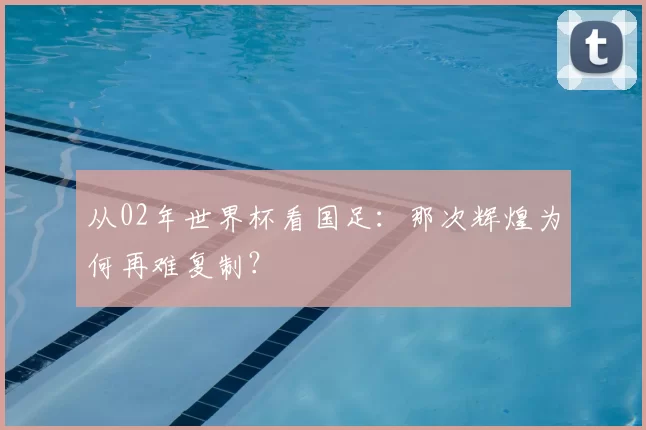 从02年世界杯看国足:那次辉煌为何再难复制?